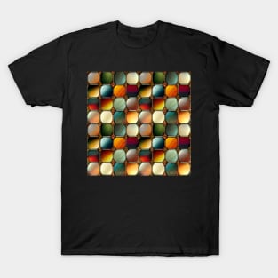 Stained glass colorful pattern, model 1 T-Shirt